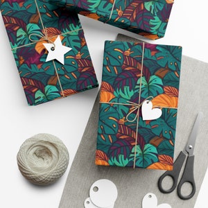 Carta da regalo tropicale