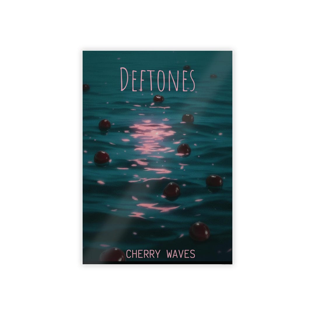 Deftones Cherry Waves Poster | Gloss Poster - Etsy