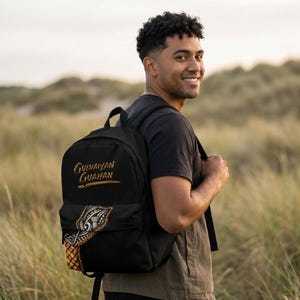 Guinaiyan Guahan Backpack | Guam Weaving Pattern