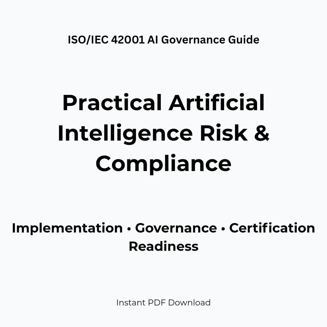 Ai Governance ISO IEC 42001 Practical Guide to Responsible Ai Risk and ...