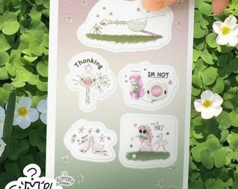 Best Friends Permanently Sticker Sheet | Cottagecore Planner Stickers | Scrapbooking, Journaling, Laptop & Water Bottle Decals