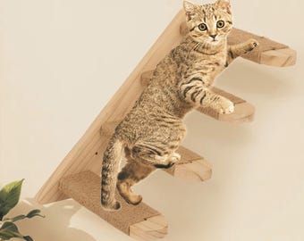 Wall-Mounted Cat Steps