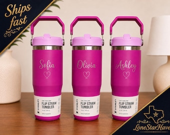 Personalized Kids Stanley 14oz |Custom Tumbler | Engraved Water Bottle