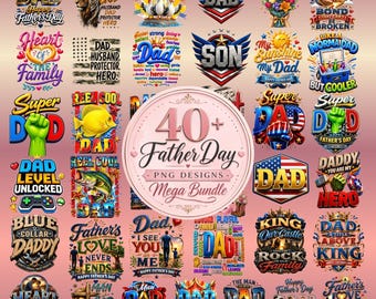 40+ Vatertag PNG Bundle, glücklicher Vatertag PNG, Bester Vater Von Per PNG, glücklicher 1. Vatertag, Bester Vater aller Zeiten png, Cooler Dads Club