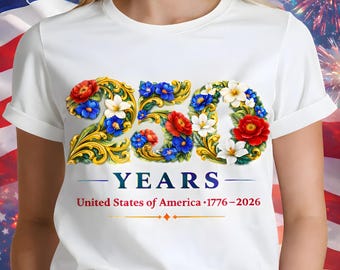 USA 250-jähriges Jubiläum PNG, Amerika 1776-2026 Unabhängigkeitstag Design, Patriotischer 4. Juli PNG, USA 250 Jahre Hemd Sublimation