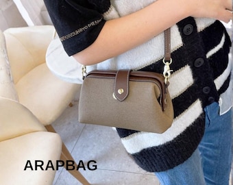 Sac à bandoulière rétro bleu bloc de couleur pour femme petit sac à main à bandoulière fermeture à glissière sac à main décontracté mode 2025