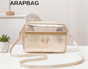 Petit sac à main carré doré pour femme, sac à main à bandoulière élégant, mode minimaliste, mini sac à main