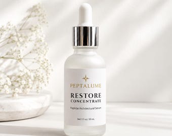Multi-Peptide Face Serum with Niacinamide, Hyaluronic Acid & Ceramides | Fragrance-Free Anti Aging Skincare