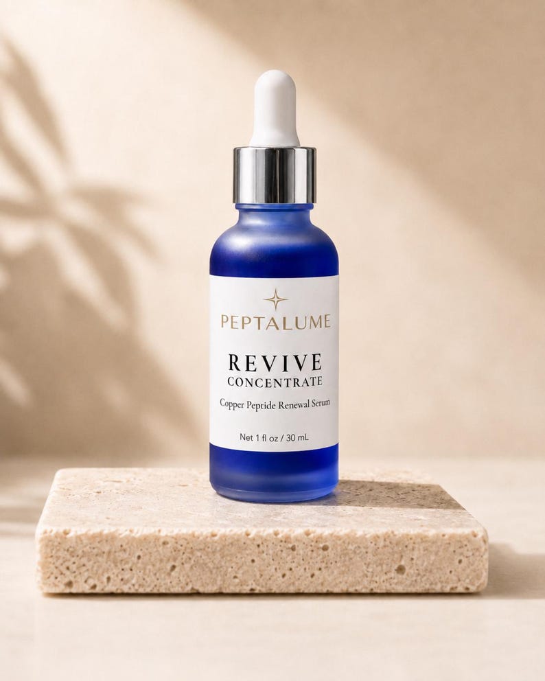 Peptalume Revive Concentrate – Copper Peptide GHK-Cu Serum for Firmness, Hydration & Skin Renewal imagem 1