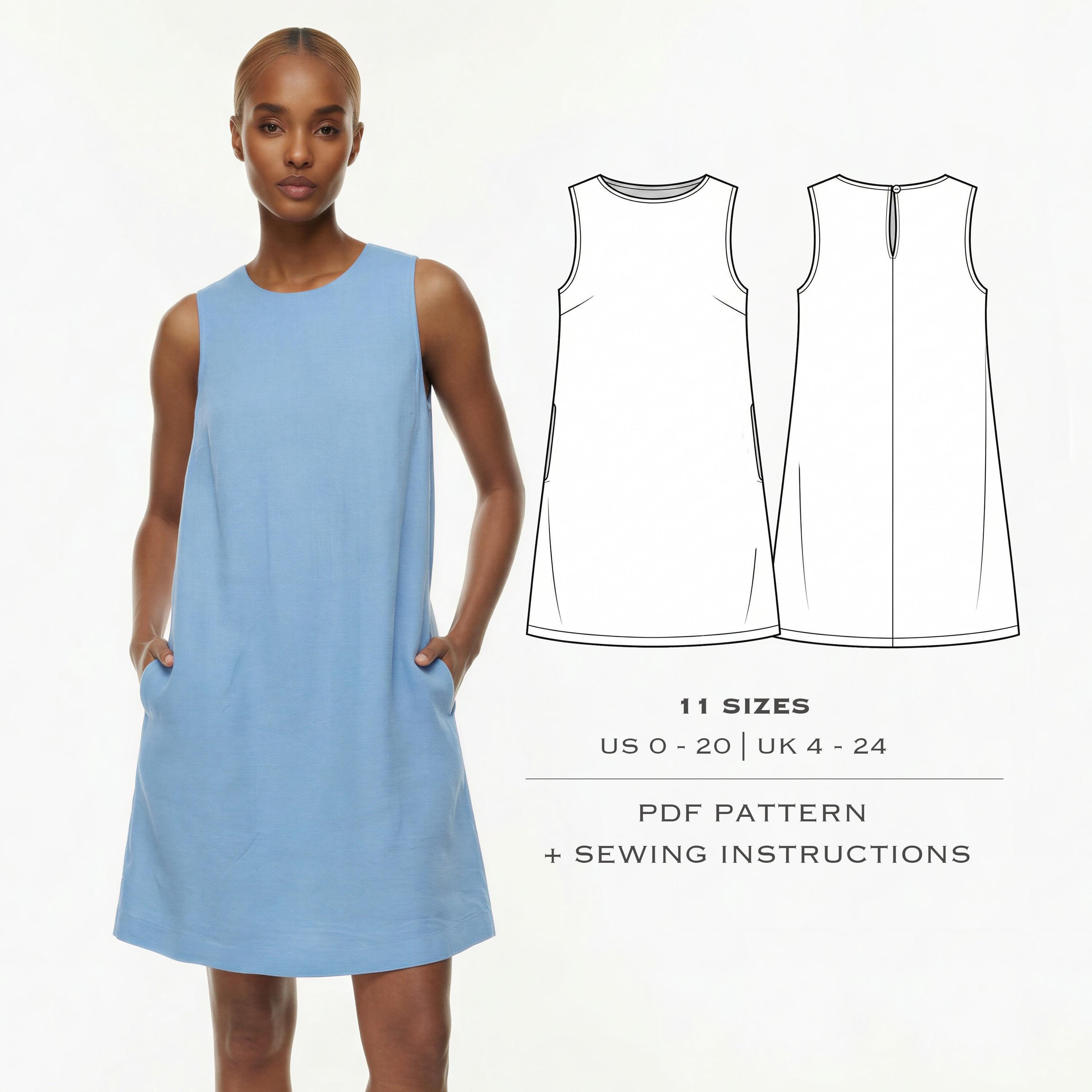 A Line Dress Knitting Pattern - Etsy