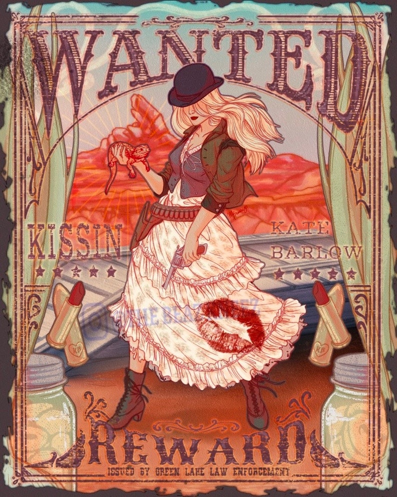 Kissin Kate Barlow Holes Camp Greenlake Yellow Spotted Lizard Book