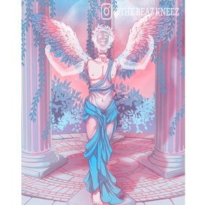 Winged Victory Trans Pride Nike of Samothrace