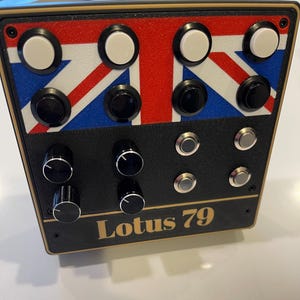 Sim Racing Button Box - Vintage F1 McLaren Lotus 79 theme