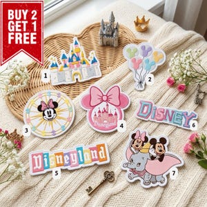 Magical Land Castle Embroidered Patch, Theme Park Vacation Magic Patches, Iron On Patch For Backpack Jacket Bag, Vacation Inspired Gift