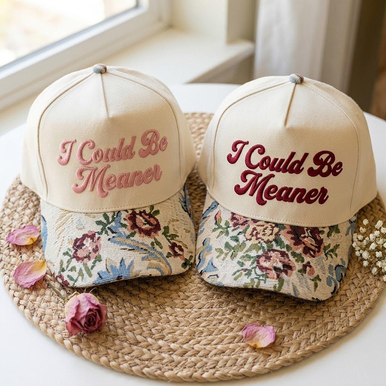 Floral Bill Trucker - Etsy display picture 2