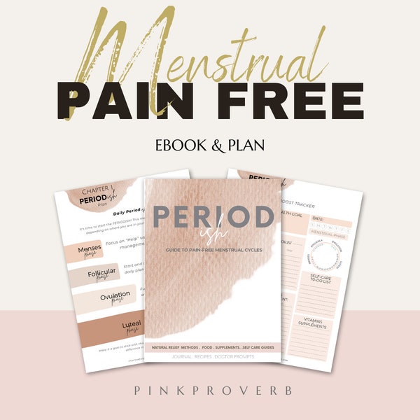 Period Pain Relief eBook & Digital Planner