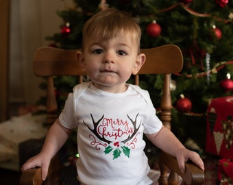 Baby Boy Christmas Bodysuit