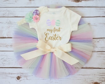 my first easter newborn outfit