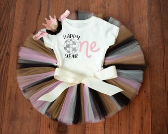 Happy one year New Year's birthday outfit 'Zakiyah Gold'