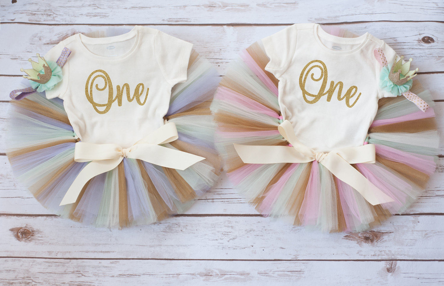 twins first birthday dress