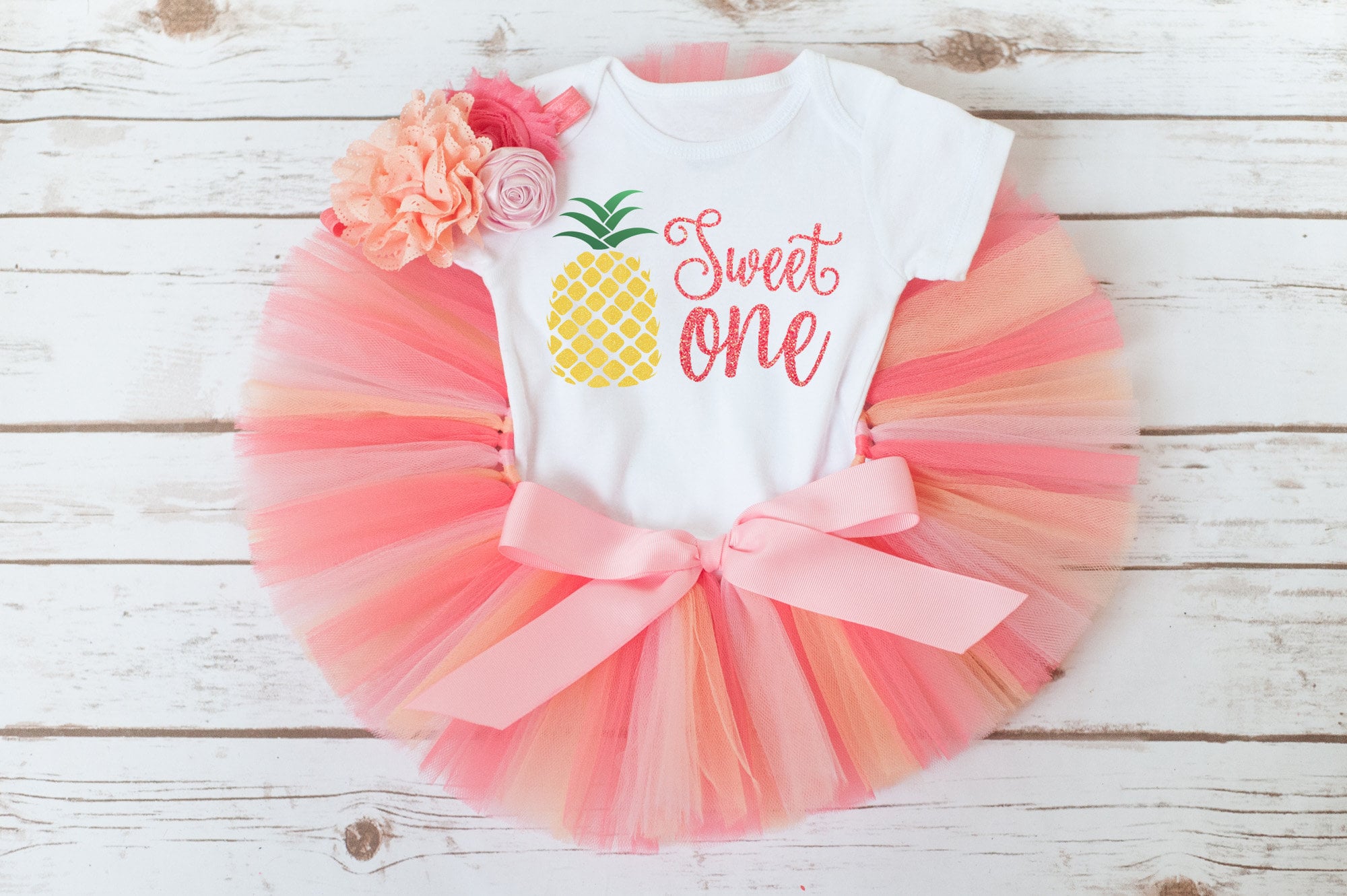 pineapple first birthday outfit