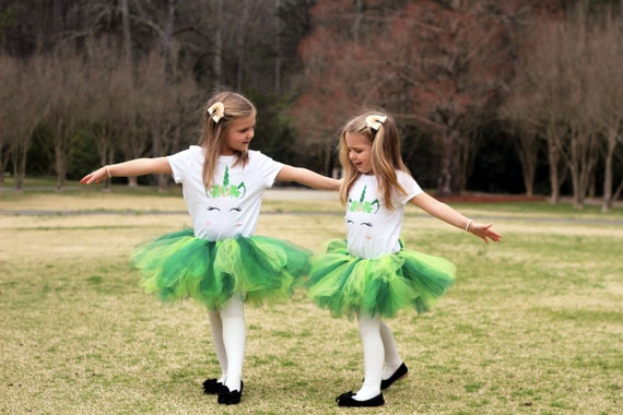 St Patricks Day Unicorn Shirt Girls Outfit Lucky Shamrock T-Shirt St Patricks Day Unicorn Shirt Girls Outfit Lucky Shamrock T-Shirt