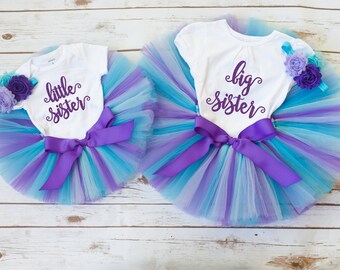 Big sister little sister outfit 'Audrey' sibling outfits sister outfits big sister little sister tutu outfit sibling tutu set photo outfits