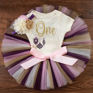 Sugar plum fairy birthday outfit girl &#39;Jaycie&#39; Nutcracker Christmas first birthday, winter holiday cake smash tutu set