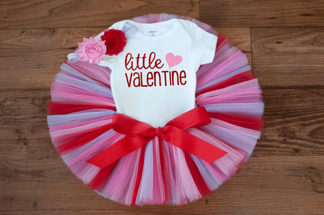 Little Valentine Newborn Outfit Girl Little Valentine Outfit - Etsy