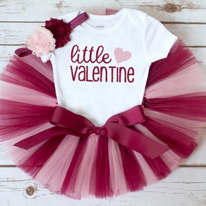 Little valentine newborn outfit girl, little valentine outfit, baby girl valentines day tutu set valentines day baby announcement, photo set