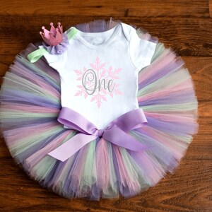 Winter onederland snowflake first birthday outfit girl &quot;Elizabeth&quot; winter birthday cake smash baby girl, toddler bday tutu set