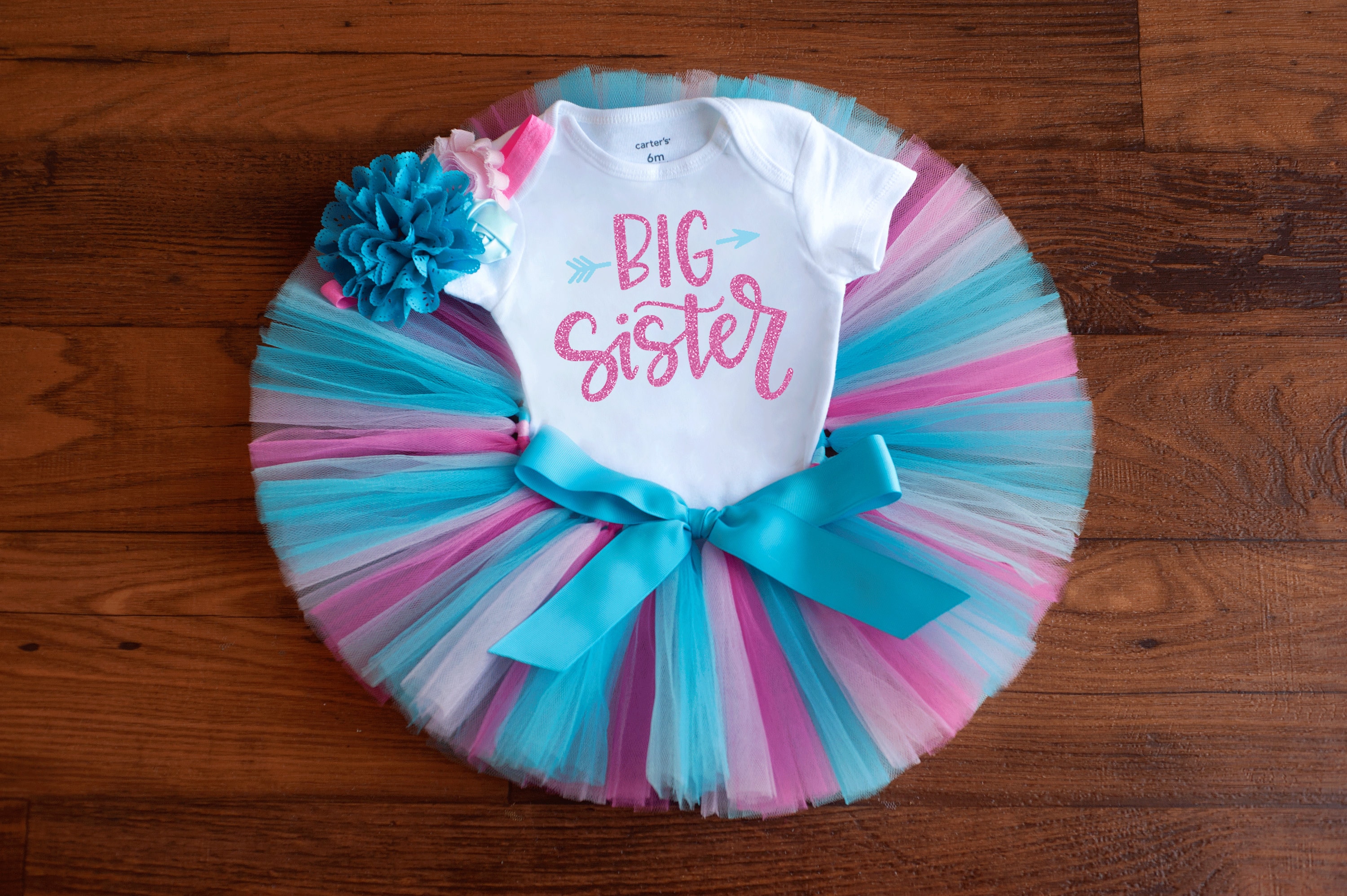 Gender Reveal Dress Pink and Blue - Etsy