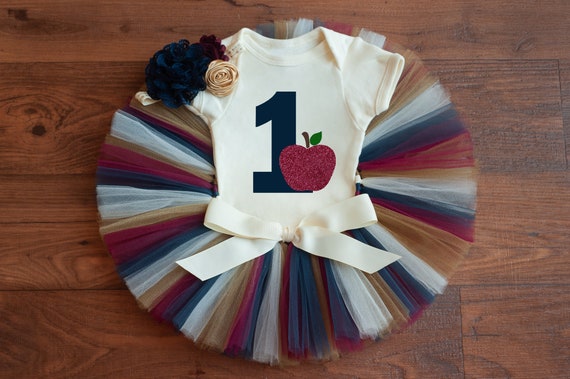 baby girl apple outfit