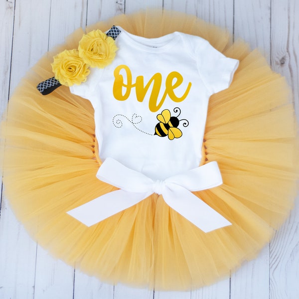 First Bee day birthday outfit girl, Sweet as can bee outfit, bee first birthday, tutu, shirt, headband, cake smash, bumble bee birthday set