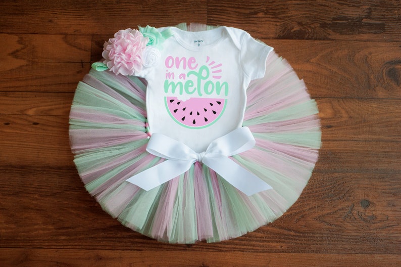 one in a melon birthday outfit pastel watermelon One in a melon outfit watermelon first birthday one in a melon first birthday outfit