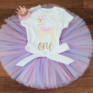 llama birthday dress Llama First Birthday Outfit