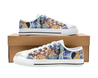 Aladdin Low Top Canvas Shoes Custom Sneakers