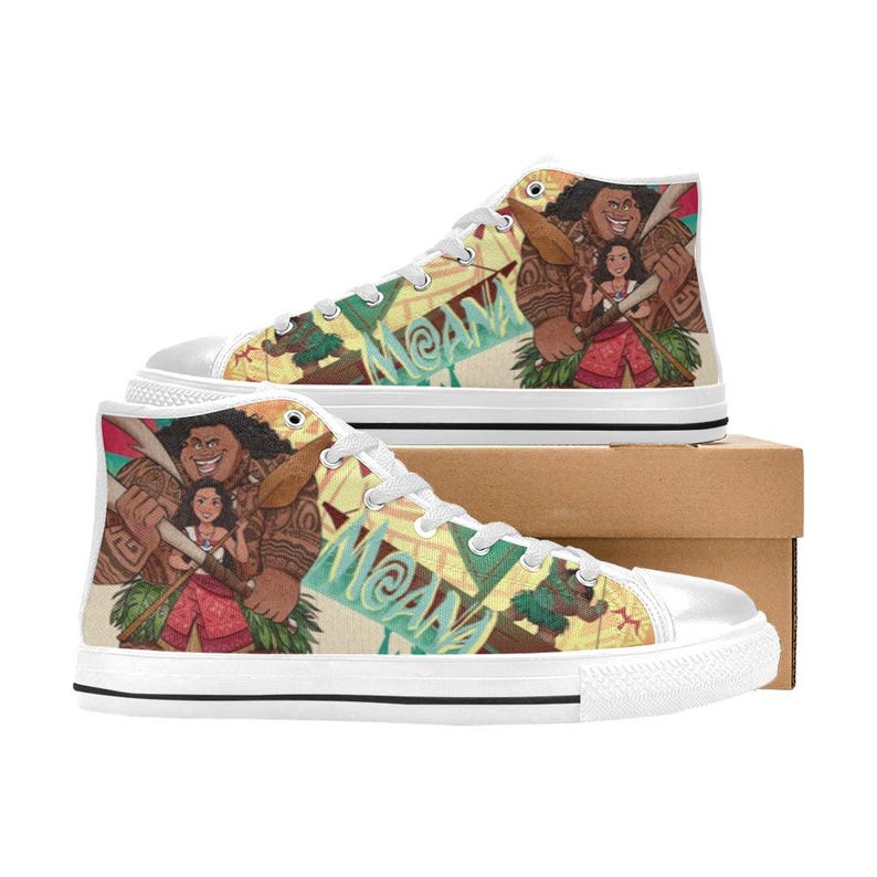 Vaiana höga canvasskor specialdesignade sneakers bild 8