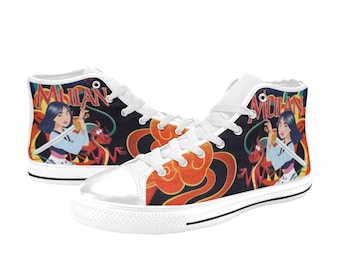Mulan High Top Canvas Shoes Custom Sneakers