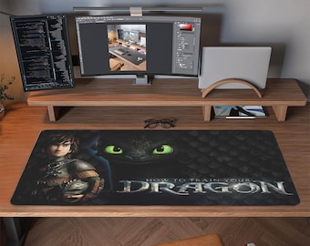How to Train Your Dragon Desk Mat Gaming Mouse Pad PC Setup