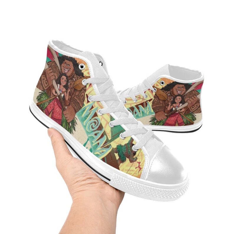 Vaiana höga canvasskor specialdesignade sneakers bild 11