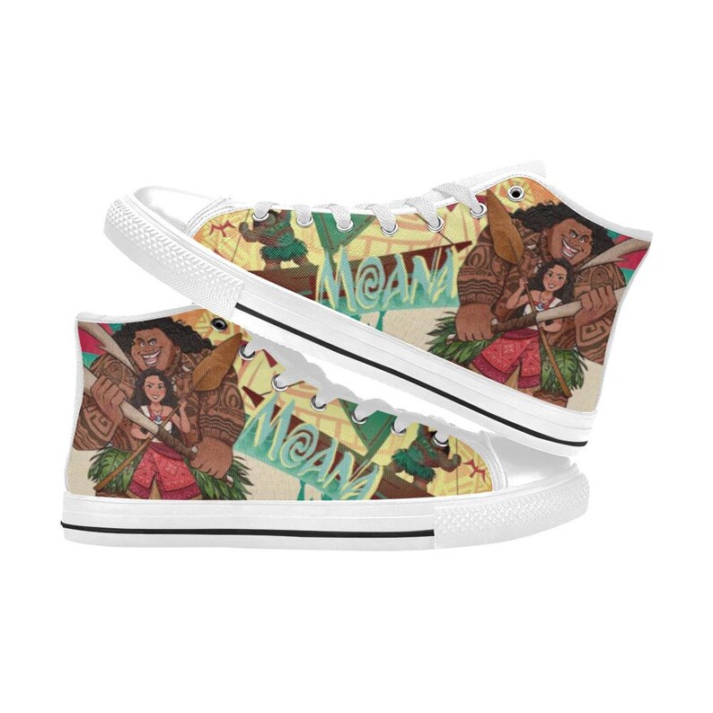 Vaiana höga canvasskor specialdesignade sneakers bild 14