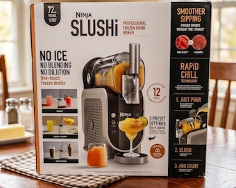 Ninja Slushi 5 in 1 professioneller Frozen Drink Maker FS301 150 Unzen MAX / 96 Unzen / 88 Unzen / 72 Unzen in der Hand - Neuer Slushie wird schnell geliefert