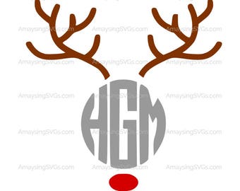 Download SVG Santa Monogram Christmas SVG Christmas Monogram svg | Etsy