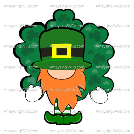 Download Leprechaun Gnome Svg St Patricks Day Gnome Svg Irish Gnome Svg Etsy PSD Mockup Templates