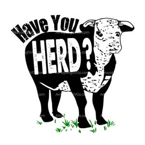 Avez-vous un troupeau de vaches SVG : conception drôle d&#39;éleveur (téléchargement numérique)
