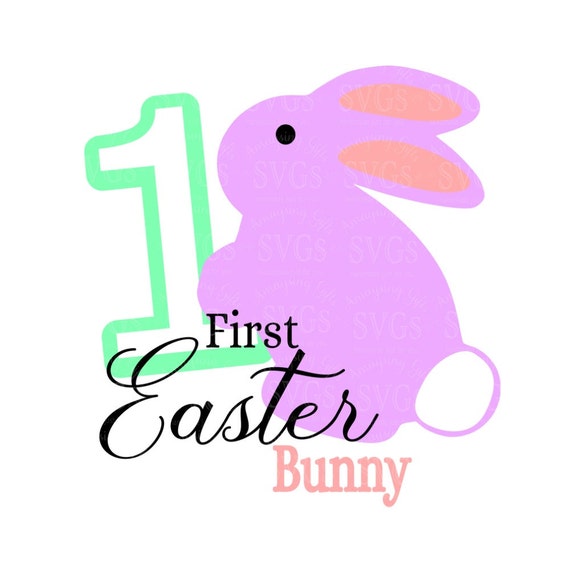 Download First Easter Bunny SVG | Etsy