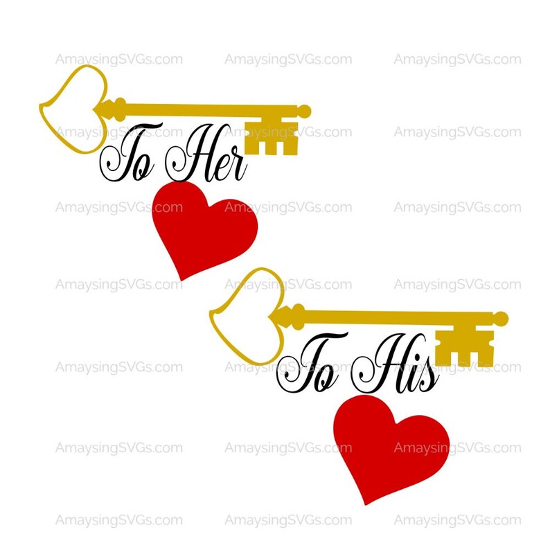 Download Valentine SVG Bundle Cross My Heart svg Hearts Heart svg Key | Etsy