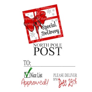 Special Delivery Santa Sack, Christmas bag svg, Santa Sack svg