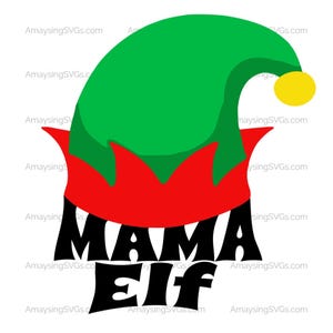 Download SVG Mama Papa Elf Christmas Tshirt SVG Mama Elf Papa | Etsy